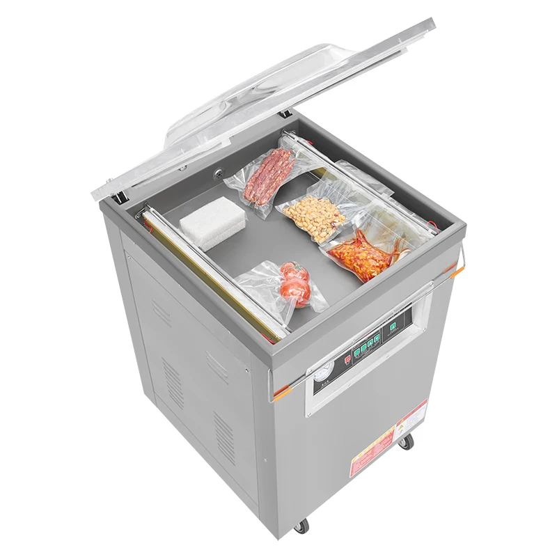 Continuous Heat Sealing Aluminum Foil Plastic Bag Vacuum Sealing Machine