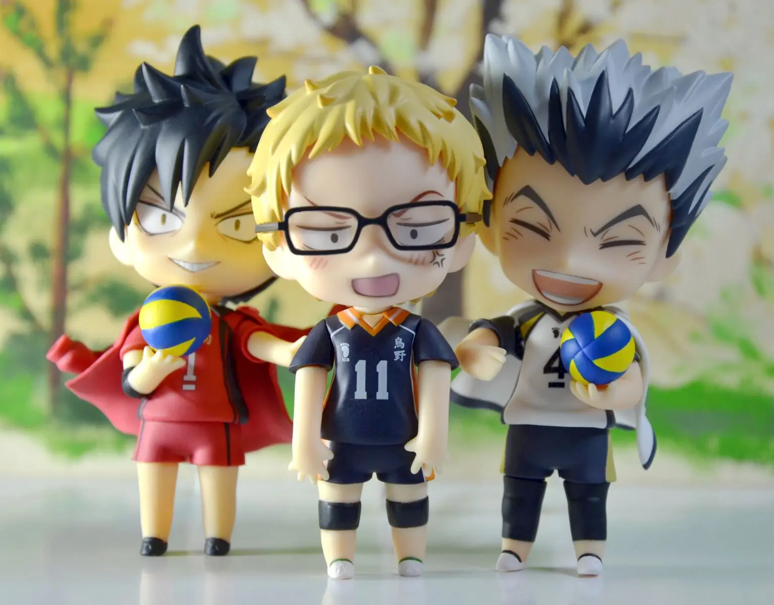 

[FS] Original GSC Nendoron 616 Haikyuu Kei Tsukishima Action Figures Anime Toys Models