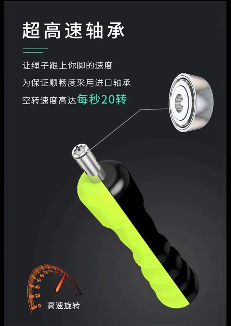 Bearing Professional Competition Skipping Rope Adjustable Thin Jump Ropes Portable Adult Home Gym Workout Fitness Equipment