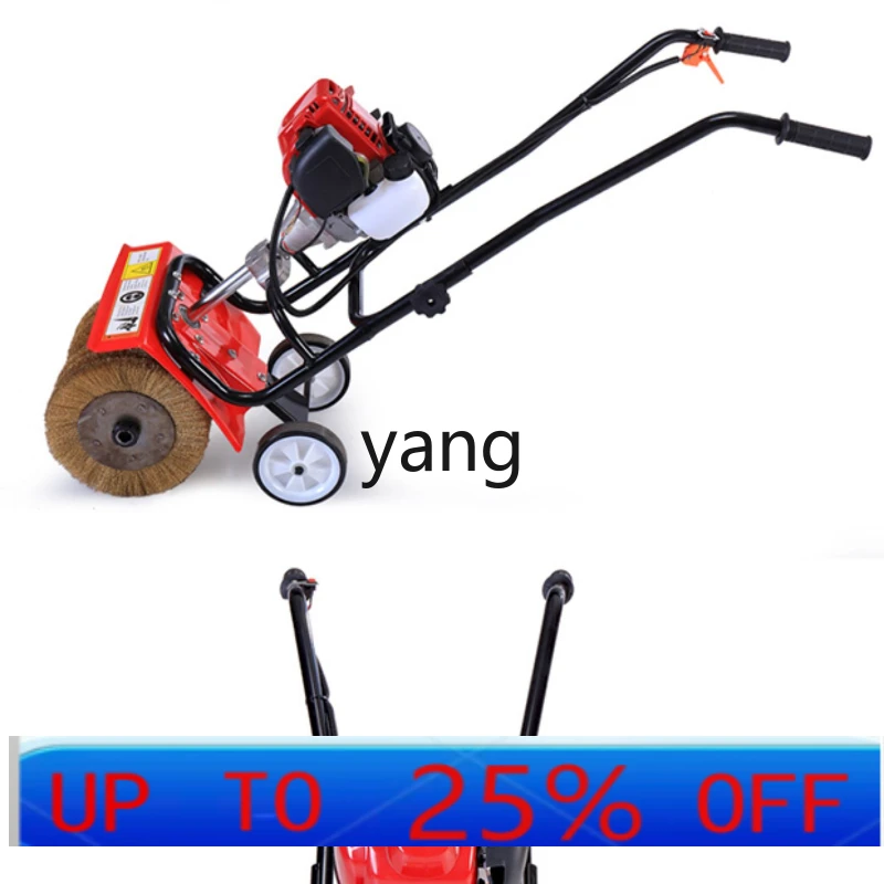 LTT hand push rust removal machine iron steel plate steel structure color steel tile refurbishment grinding machine