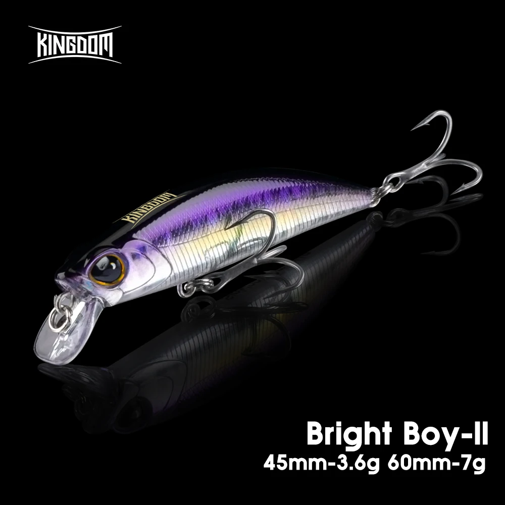 Kingdom Sinking Minnow Fishing Lure: The Ultimate Far Casting Crankbait for Trout and Bass