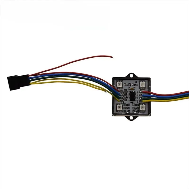 Matriz direccionable WS2801, módulo de píxeles de 4 LED, resistente al agua IP65, 20 unidades