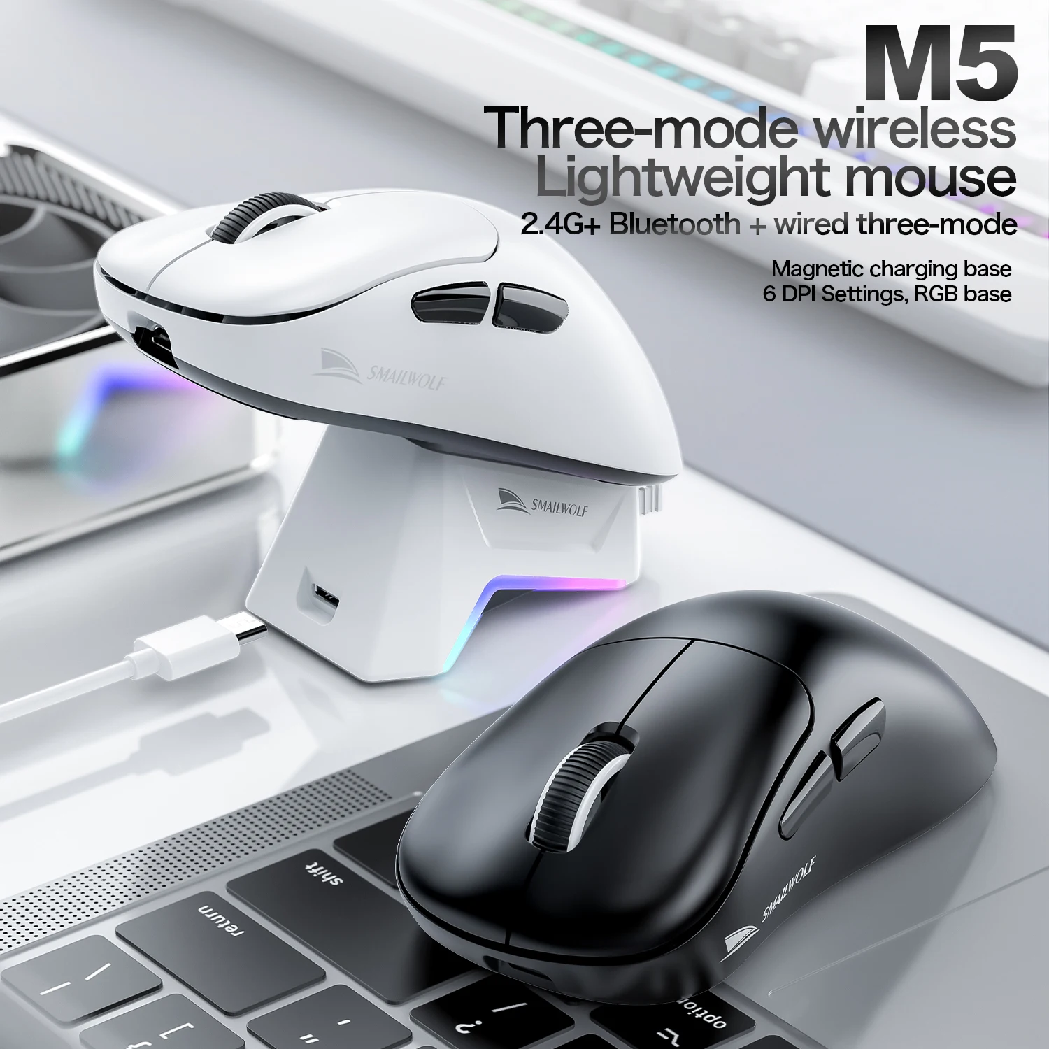 SMAILWOLF M5 Bluetooth wireles - Fitness Journal Planner ulasan dan harga