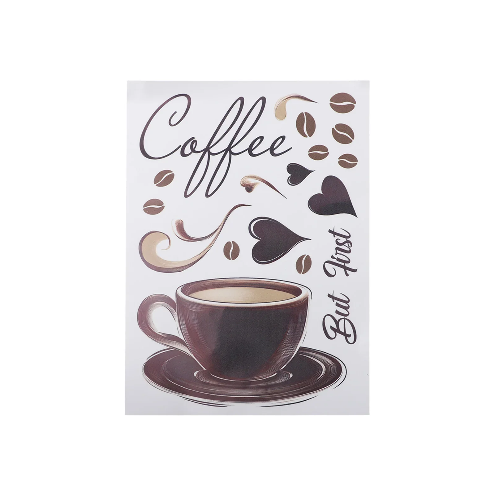 Caf Home Caf Decoration Creative Wall Decor Versatile Home Decor Removable Wall…