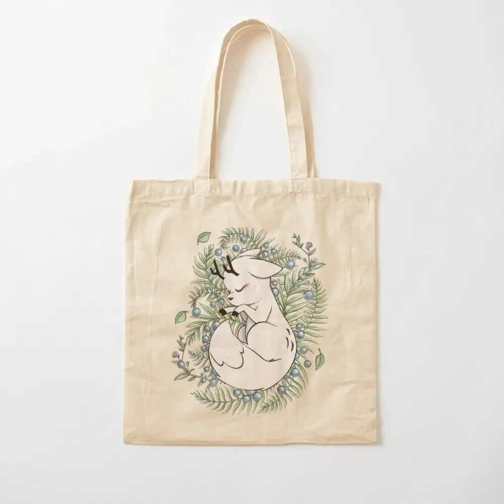 

Deer Fox Tote Bag Canvas bag custom canvas bag