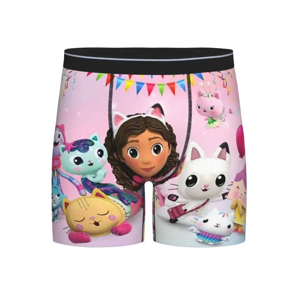

Long Boxer Underpants Shorts Cute Gabbys Dollhouse Cartoon Panties Male Ventilate Underwear for Homme Man Boyfriend Gifts