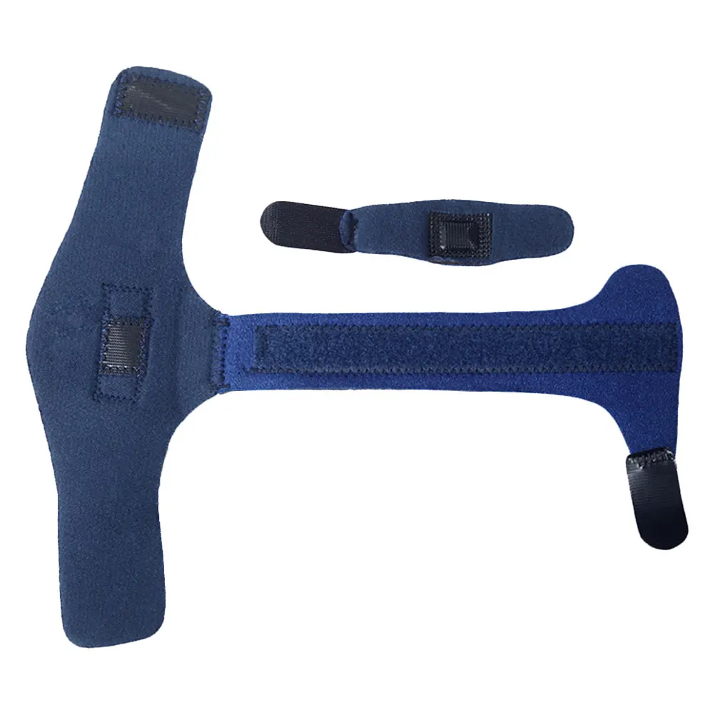 

Ремешок для поддержки пальцев, регулируемый фиксированный защитный универсальный синий эластичный ремень для мужчин и женщин