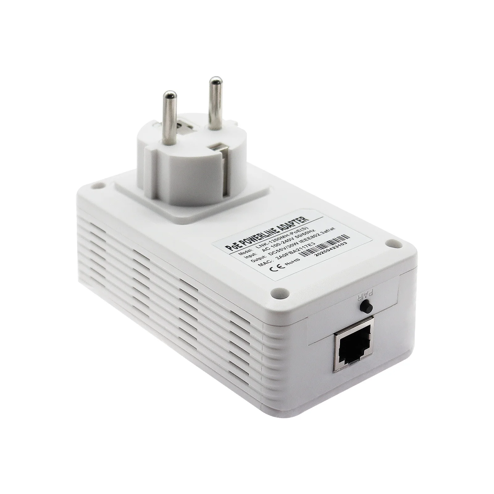 محول Powerline HomePlug AV بطول 1200 متر مع PoE #2
