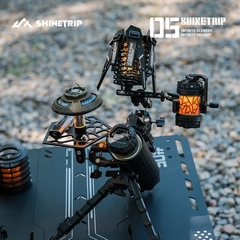 

Outdoor Light Stand 2026ShineTrip Aluminum Tactical Modular Functional Tool Camping Lantern Mounting Adjustable Lighting Bracket