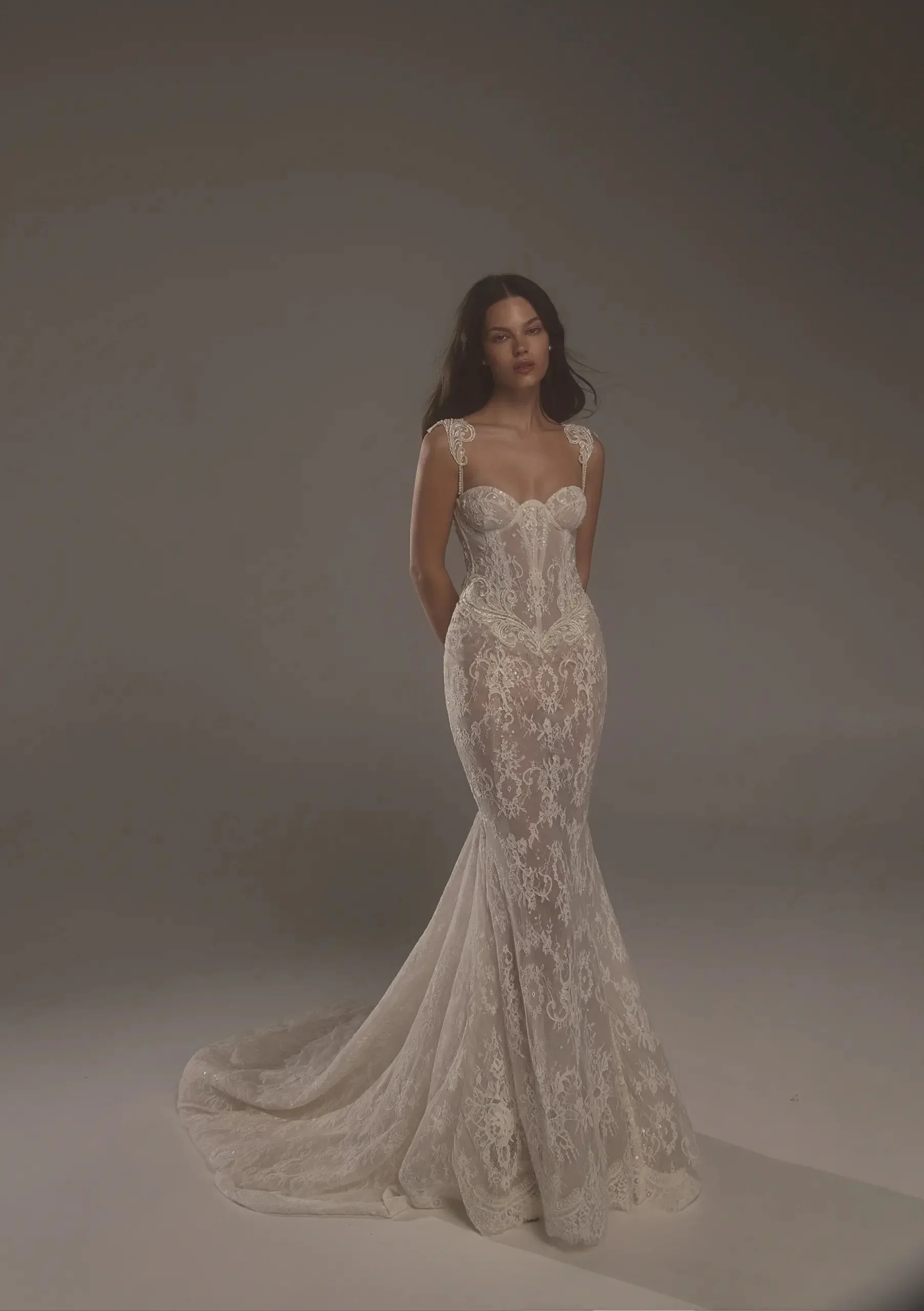 Vestido De Novia Curvy Lace Wedding Dress Minimalista Vestidos Elegantes 2026 mermaid Modest Civil Boda Noivas Para Casamento