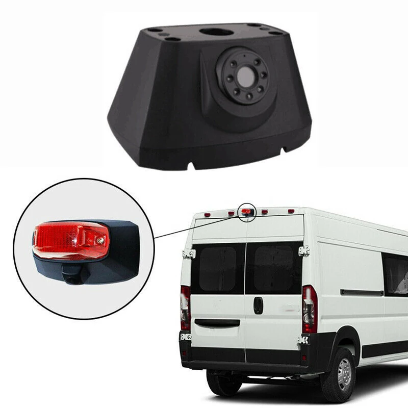 3Rd Brake Light Backup Rear View Camera Reverse Cargo Van Camera for Dodge Ram Promaster 1500 2500 3500