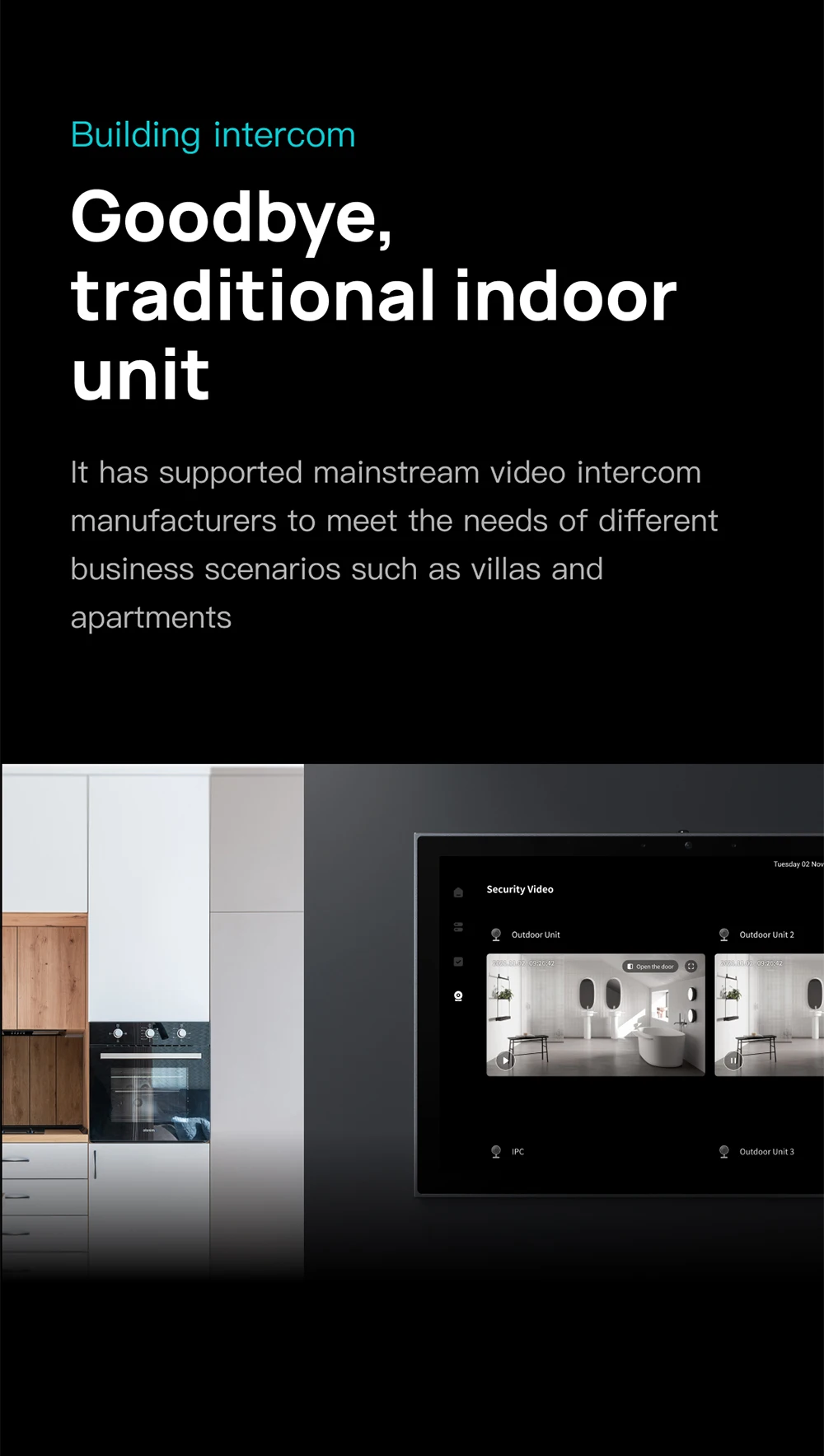 10 inch smart home appliances tuya zigbee gateway  Multi-function Central Touch Screen Control Panel light