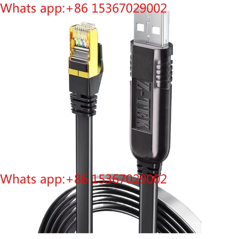 USB to RJ45 conversion console debugging cable network port crystal head connection switch configuration