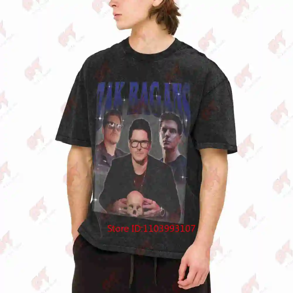 Zak Bagans Paranormal Ghost Adventure Haunted Vegas Vintage Washed Tee Pure Cotton T-Shirt