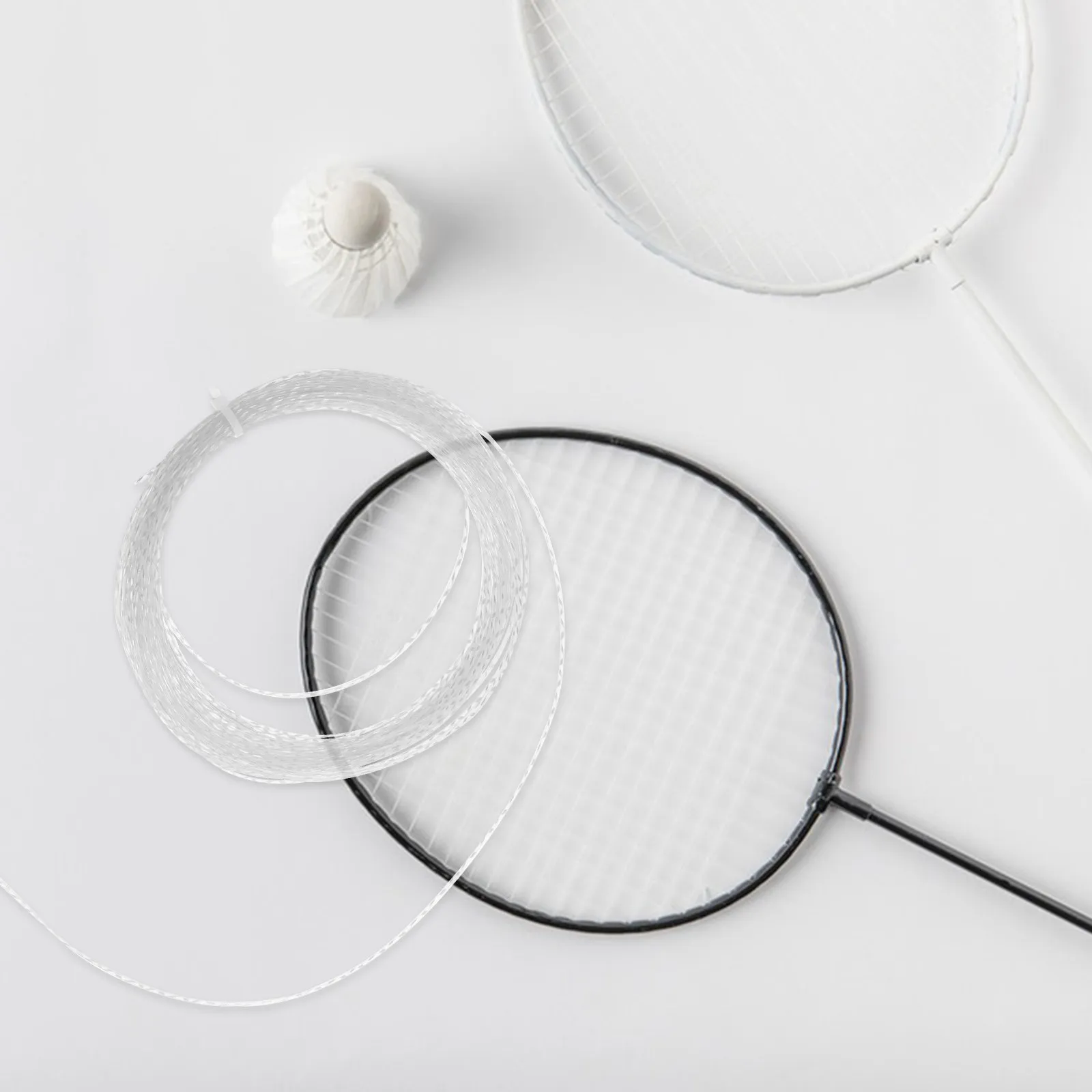 

1 рулон прочной нейлоновой нити для ракеток, ярких цветов, для тренировок, замена нейлоновой струны для бадминтонных ракеток