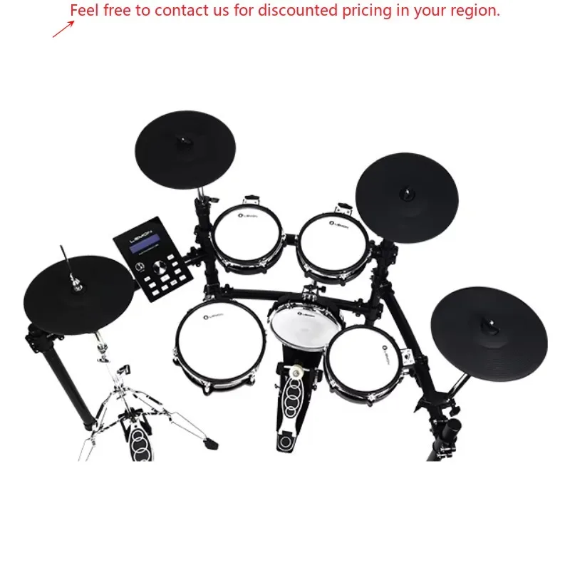 

Lemon Drum T650 9-piece Mesh Head Digital Drum Kit Electronic Drum Set