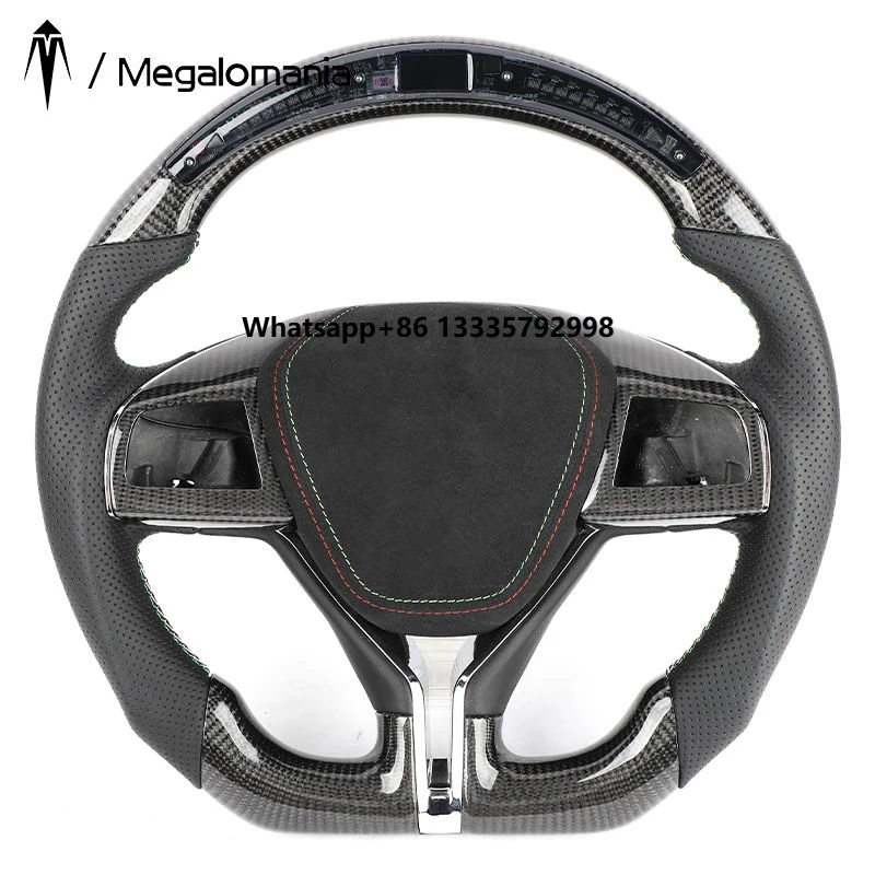

Genuine Carbon Fiber Granturismo and Ghibli Steering Wheel Fit for Maserati