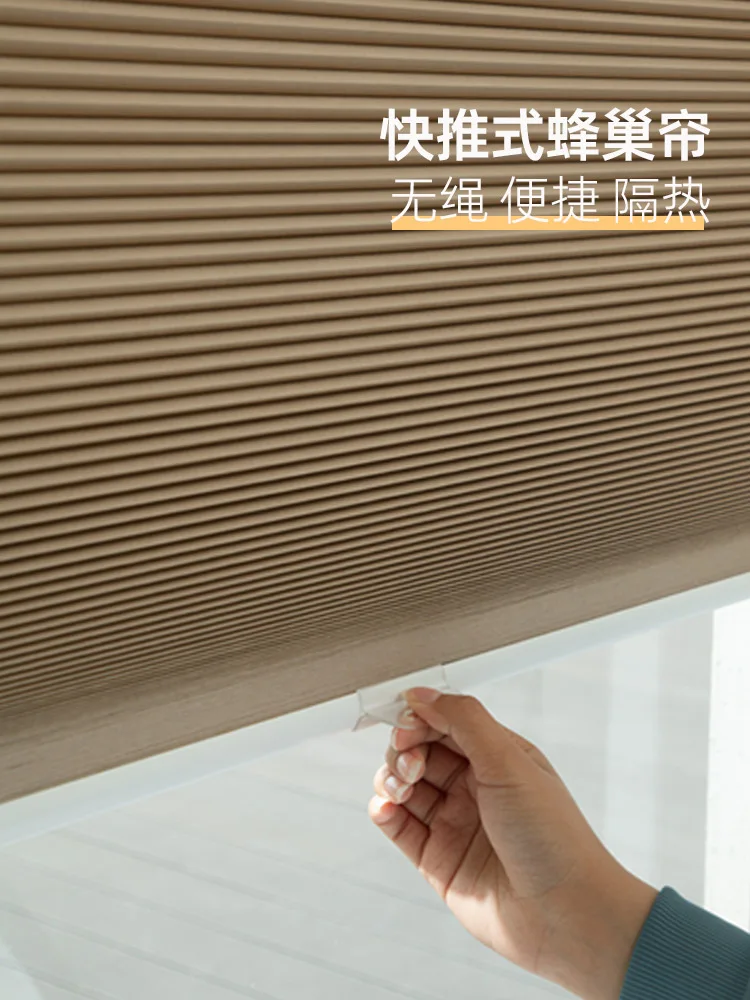 

Blackout Cellular Blinds Honeycomb Shades Double Cells Cordless Windows Shades Saving Energy Thermal Insulation Custom