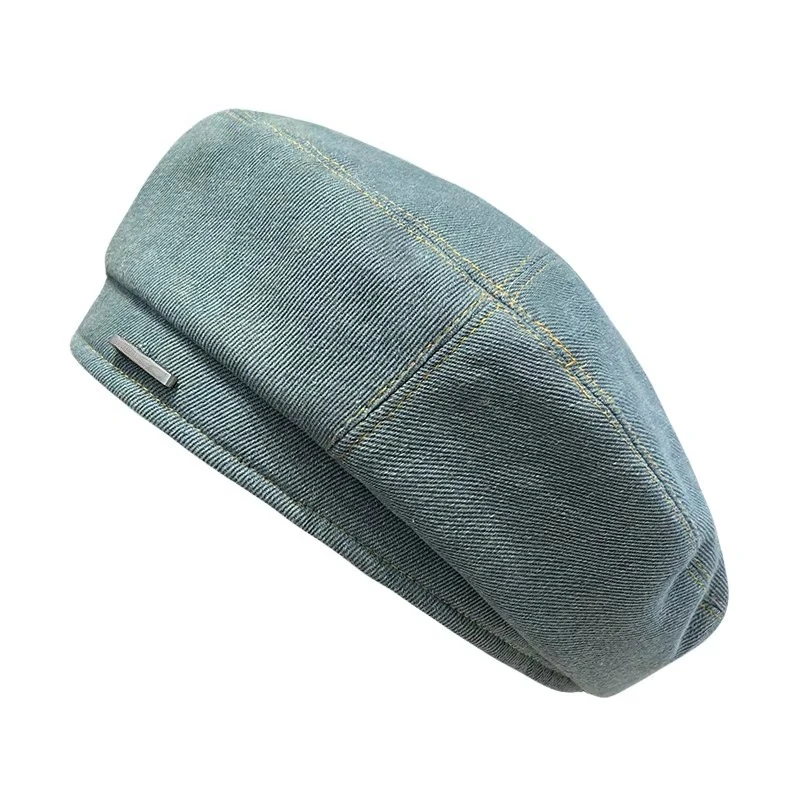 

Cowboy beret, spring and autumn metal alphabet painter hat