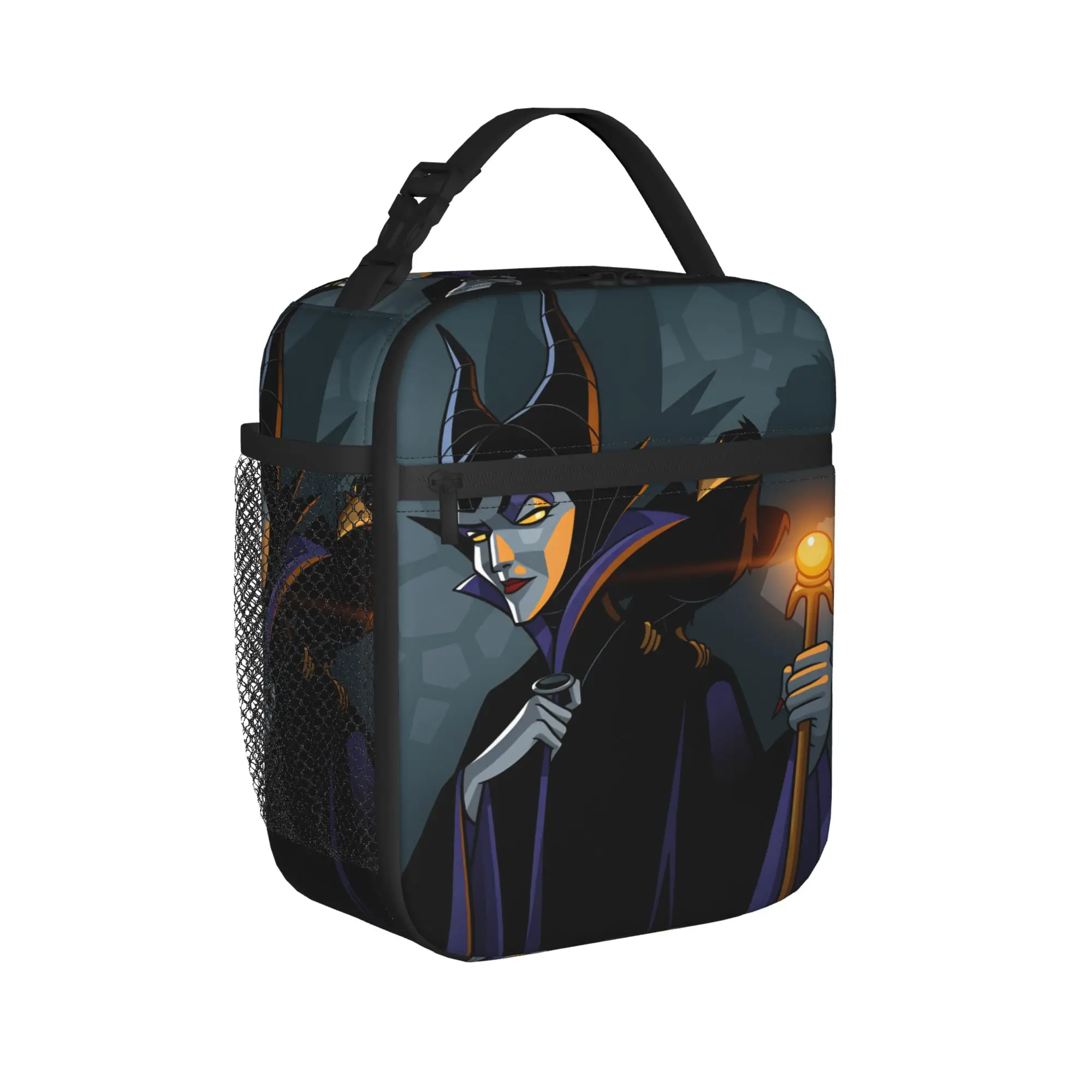 Maleficent  Lunch Bag For Women  Graphic Design Lunch Box Casual Office Cooler Bag Portable Waterproof Tote Food Bags