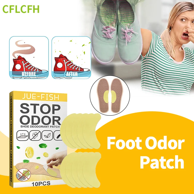 

Shoes Deodorant Patch Insole Deodorizer Paste Foot Odor Removal Footwear Stink Antibacterial Shoe Odor Lemon Fresh Sticker