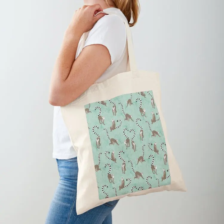 

lemur love Tote Bag sacs de shopping Canvas shopping bag logo sac pour femme