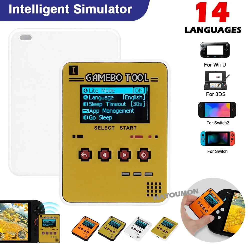 

2026 Upgrade For A miibo NFC Pixl Emulator Simulator Intelligent Game Accessory for Switch2/Switch WiiU 3DS Game Accessories