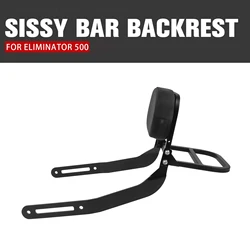 For Kawasaki ELIMINATOR SE 500 450 E500 E450 2023-2025 Motorcycle Sissy Bar Detachable Backrest Rear Passenger Seat Luggage Rack
