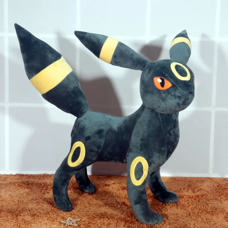 Pokemon 60cm Large Size Umbreon Espeon Glaceon Anime Plush Doll Stuffed Animals Toy Pillow Room Decoration Kids Birthday Gift