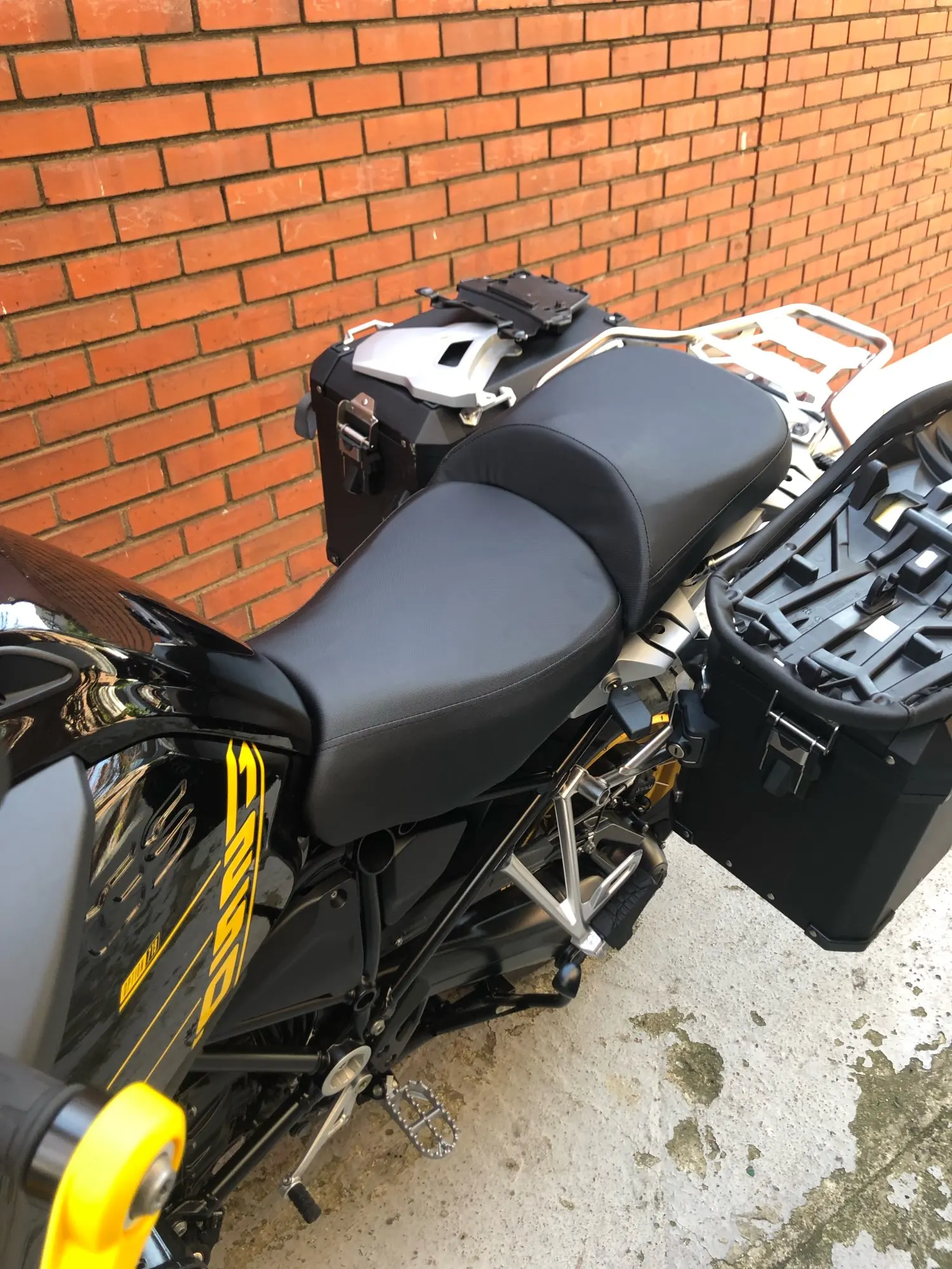 Passend für BMW R1200GS R1250GS Adventure 2013 - 2024 Motorradfahrer Vorder- oder Rücksitzkissen GSA R1200 R1250 GS – Detail 1