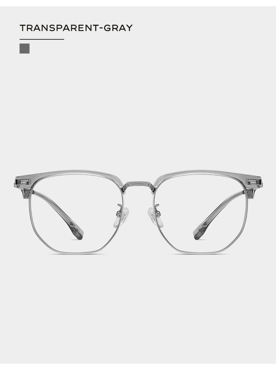 CAPONI 2025 Neue Brille Herrenrahmen Reines Titan Vintage Brillen UV400 Schutz Klassische Markendesignerbrille J23604 – Detail 11