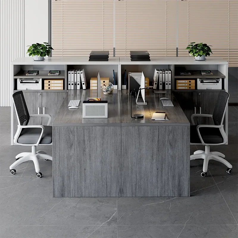 Bureau personnel siège bureau et chaise combinaison simple moderne double finance simple personnel ordinateur bureau