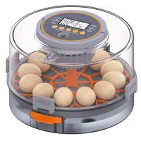 Incubators for Hatching Eggs, 12 Chicken Incubator with Automatic Egg Turning and Humidity Control, for Quail, Chickens, Duck
