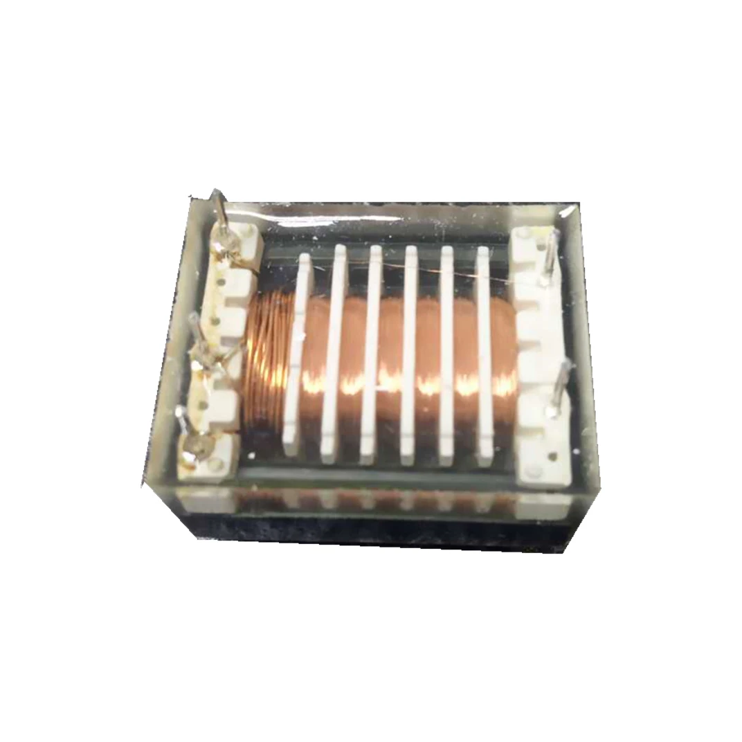 Inductance 9H turns ratio 70:3000 square 5-pin transformer resin potting waterproof booster pack 30W