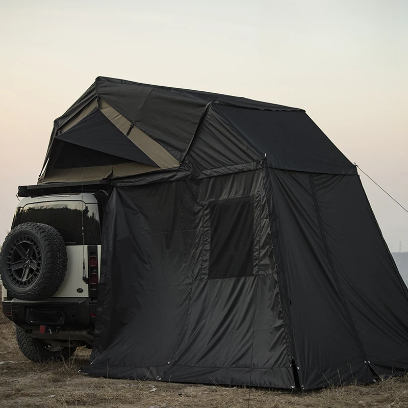 Roof tent car off-road vehicle sedan outdoor camping car edge folding