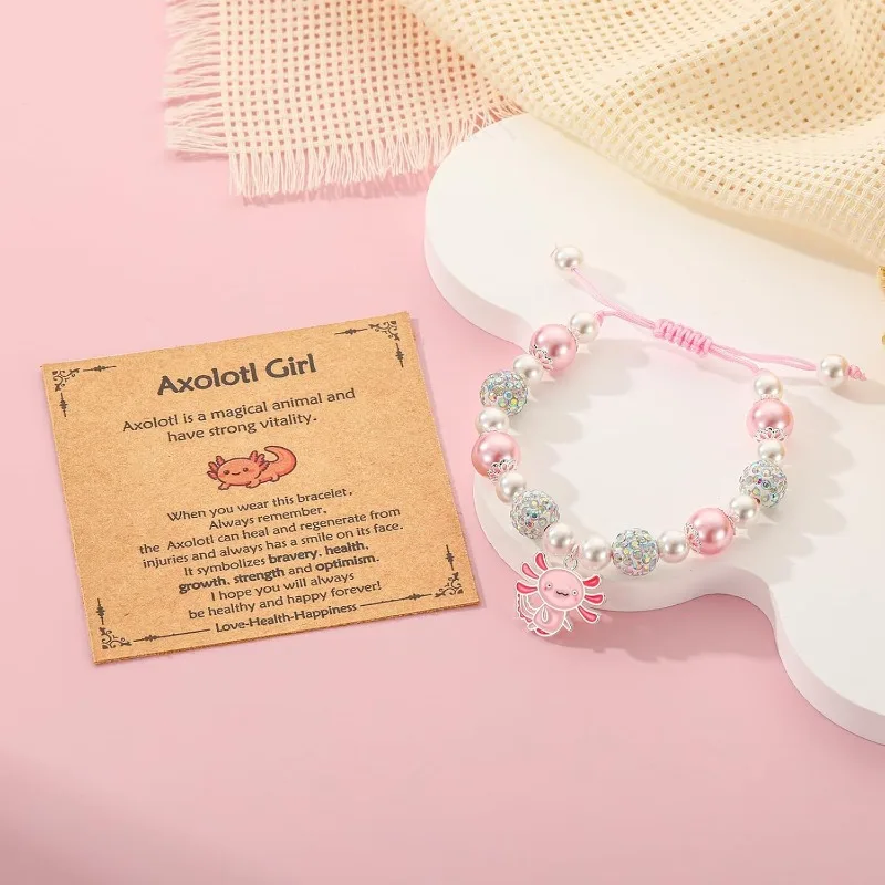 Paard/Axolotl Cadeaus voor Meisjes Vrouwen Bedelarmband Spullen Die Geliefde Paard/Axolotl Valentijnsdag Kerst Verjaardag Sieraden Geschenken