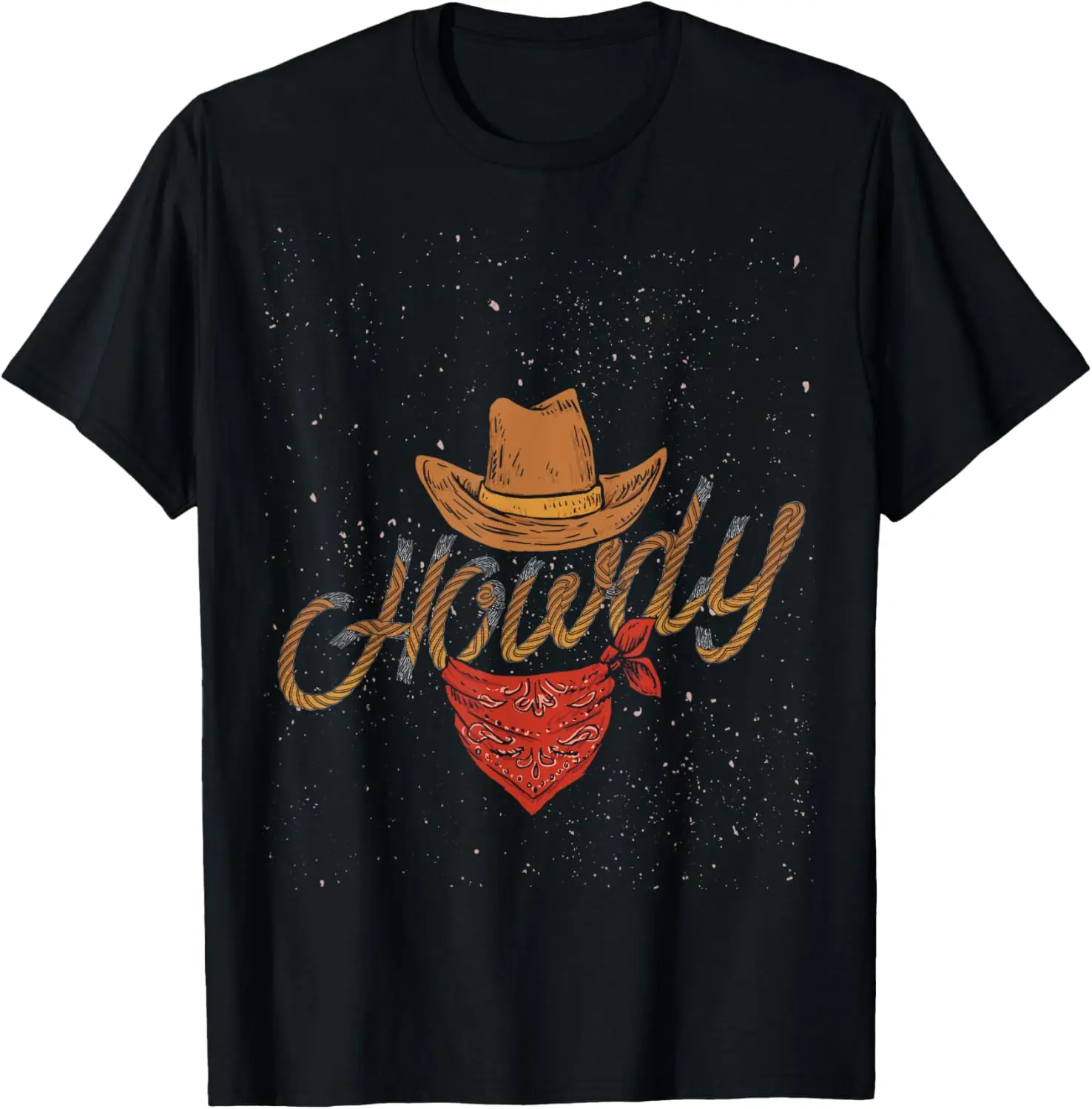 Rodeo Bull Riding Western Texas Howdy Yeehaw Cowboy T-Shirt