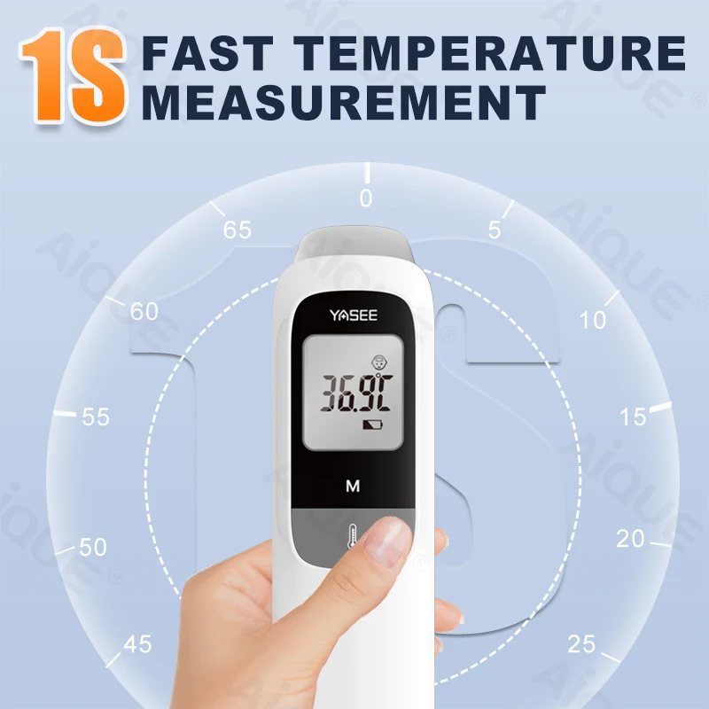 Backlit Medical Temperature Infrared Non-contact Thermometer Forehead Digital Thermomete LCD Display Fever Measure Baby Adult