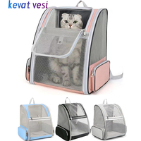 Portable Cat Bag Foldable Breathable Pet Backpack for Small Dogs Cats Outdoor Travel Puppy Kitten Carrier Bags Pet Supplies