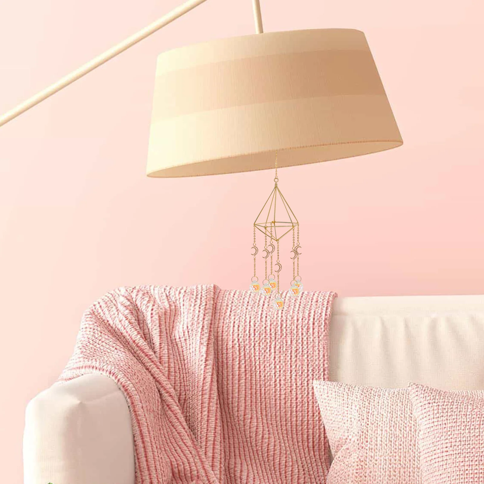 

Crystal Pendant Light Hanging Decoration Wedding Bridal Shower Valentine Celebration Aesthetic Photo Prop Ceiling Fan Pull Chain