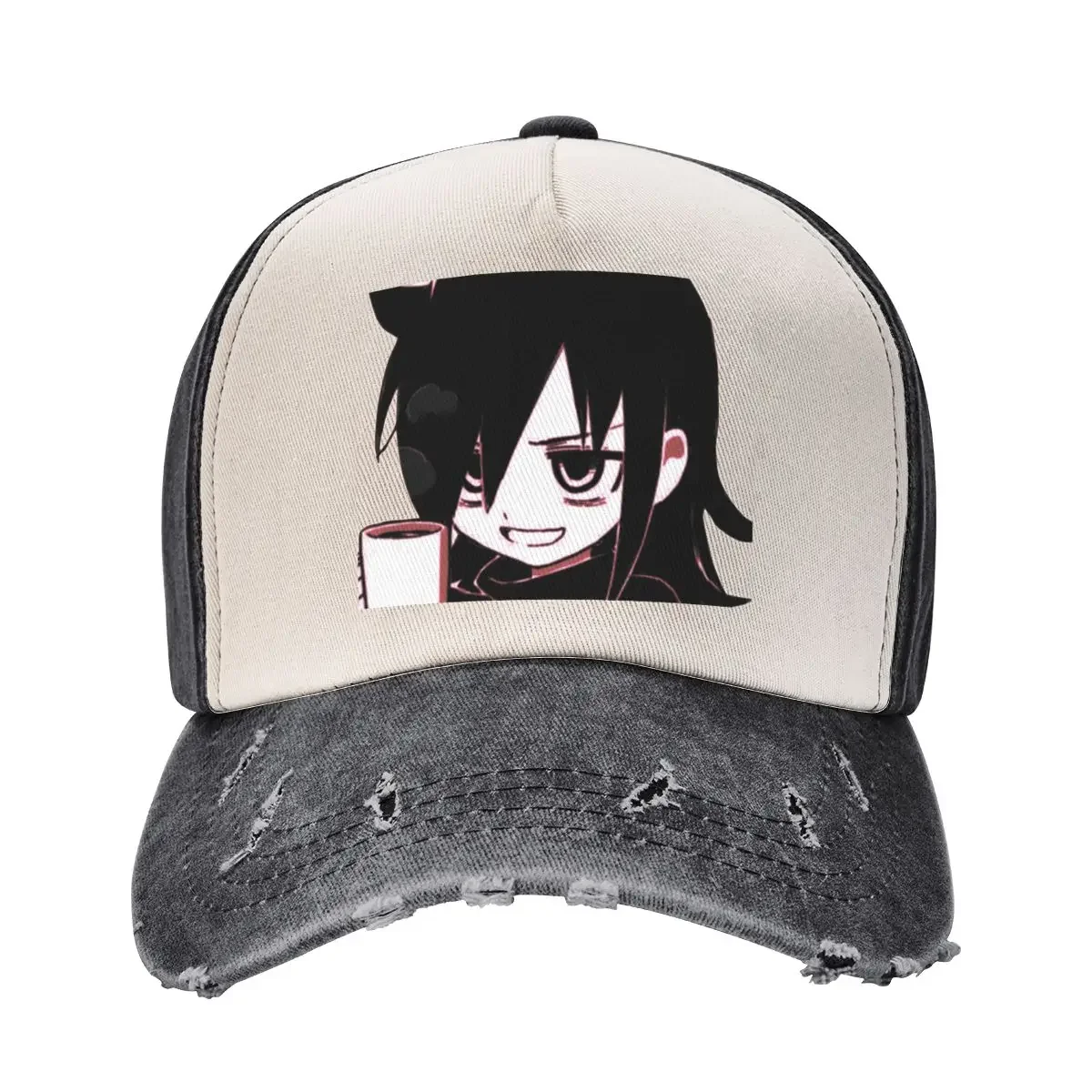 

Tomoko watamote manga icons Baseball Cap fun hats foam party Hat Hat men Custom Cap Man Women's