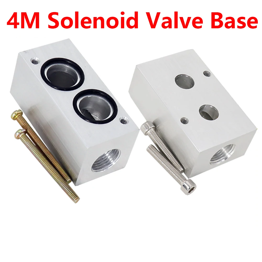 Solenoid Valve 4M210-08/310-10/410-15 Air Pneumatic Vertical Mounting Base Surface Mounted