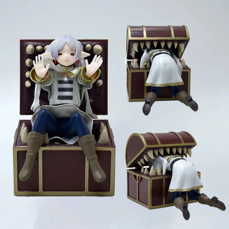 

Frieren Beyond Journey's End Frieren Treasure Box Monster Anime Figure Toy Fern Noodle Stopper Action Figurine Toy Ornaments