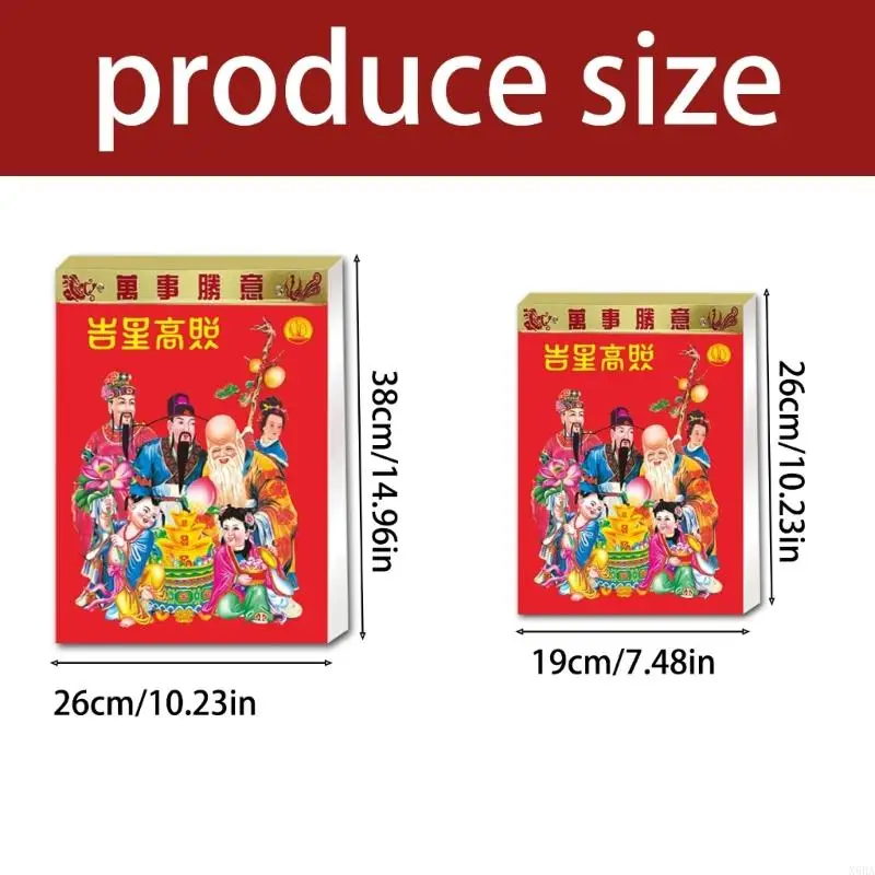 X6HA CALENDÁRIO 365 DIAS 2026 Calendário parede Calendário