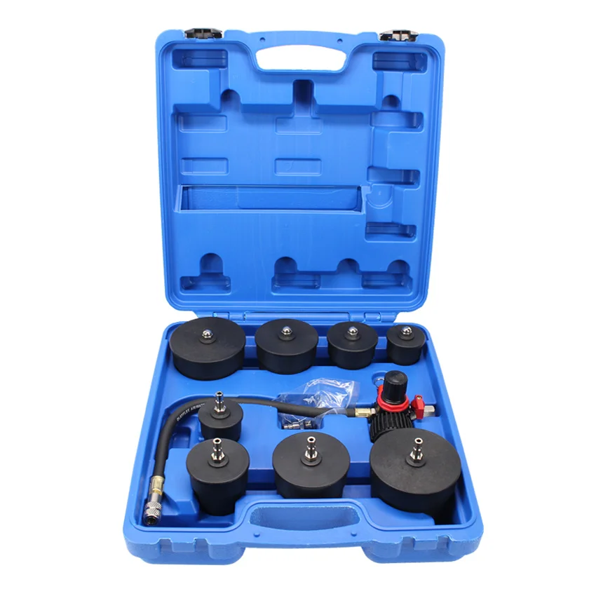 Turbo System Leakage Tester Turbocharger Air Pressure Guage Cooling System Radiators Hose Leaks Test Tool Components