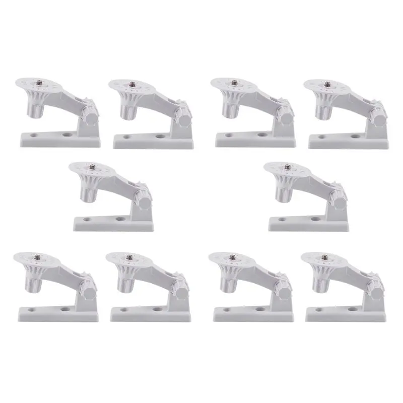 B29C-10X Wall Mount Bracket Cam Storage Stand Holder 180 Degree Adjustable For Cloud Camera 291 Series Security Camera(White)