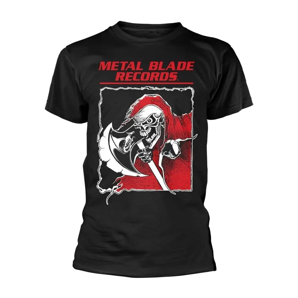 Metal Blade Records Old School Reaper Official T Shirt Mens