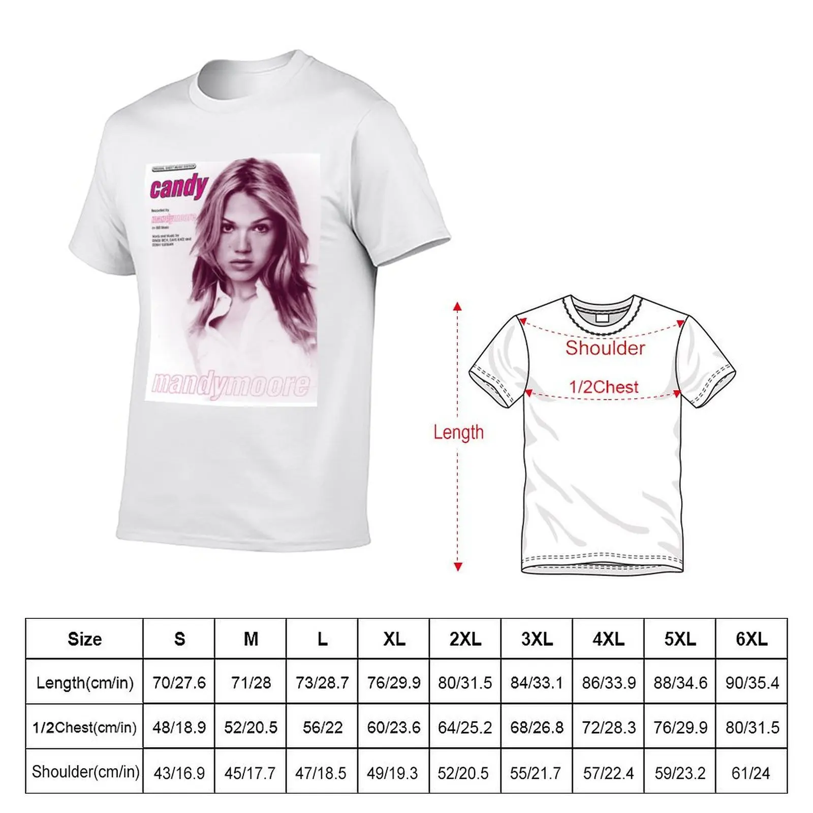 Mandy Moore Candy T-Shirt gifts for boyfriend shirts graphic tees mens big and tall t shirts