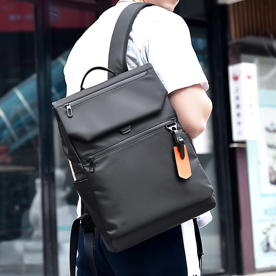 High Quality Waterproof Men\'s Laptop Backpack Luxury Brand Designer Black Backpack for Business Urban Man Backpack USB Charging