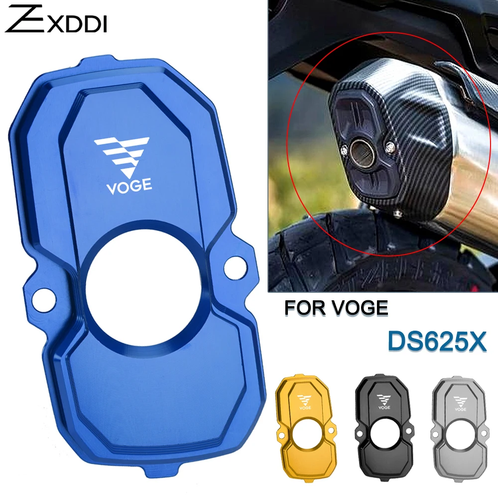 

For VOGE 625DSX DSX625 DS625X 625 DSX dsx 625 2025 Accessories Motorcycle Exhaust Pipe Tail decoration Protection Cover Aluminum